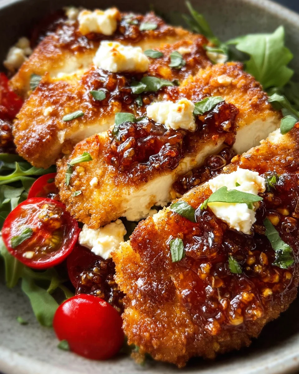 Crispy Hot Honey Feta Chicken Crispy Hot Honey Feta Chicken