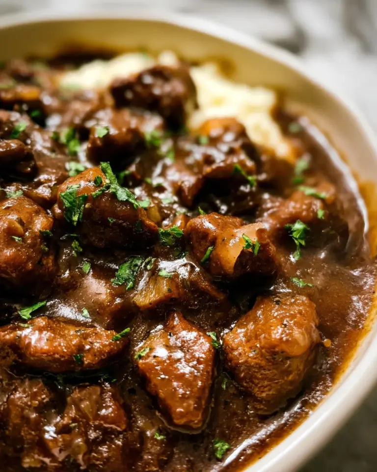 Crock Pot Beef Tips and Gravy