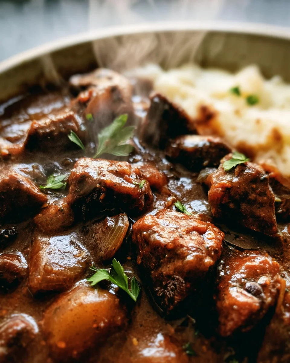 Crock Pot Beef Tips and Gravy Crock
