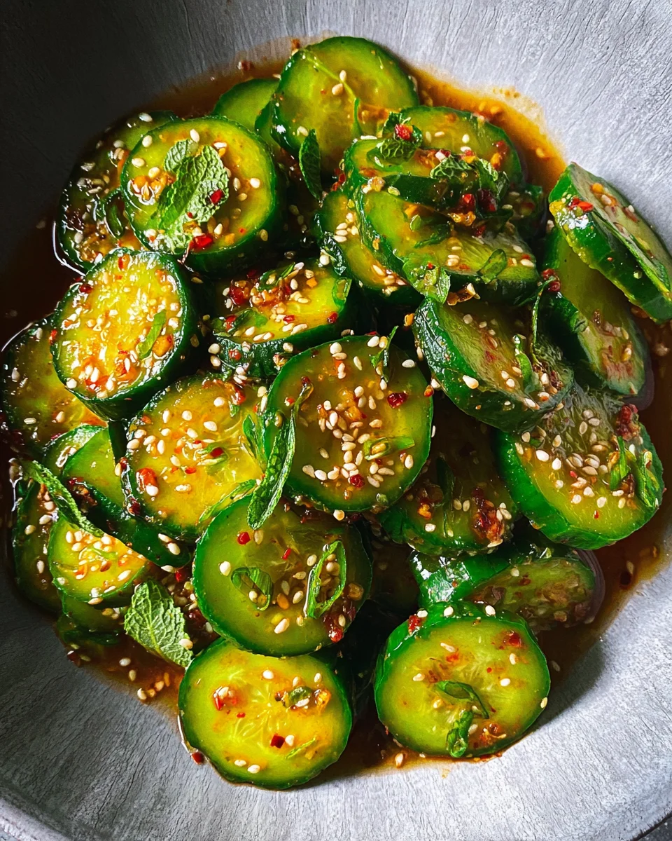 Easy Asian Cucumber Salad Easy