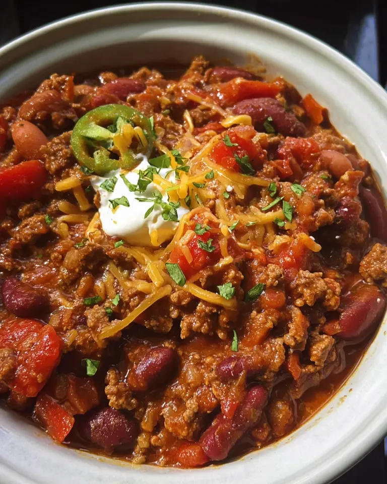 Easy Crockpot Chili