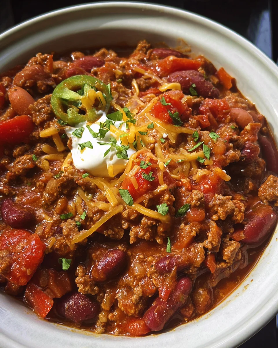 Easy Crockpot Chili Easy Crockpot Chili
