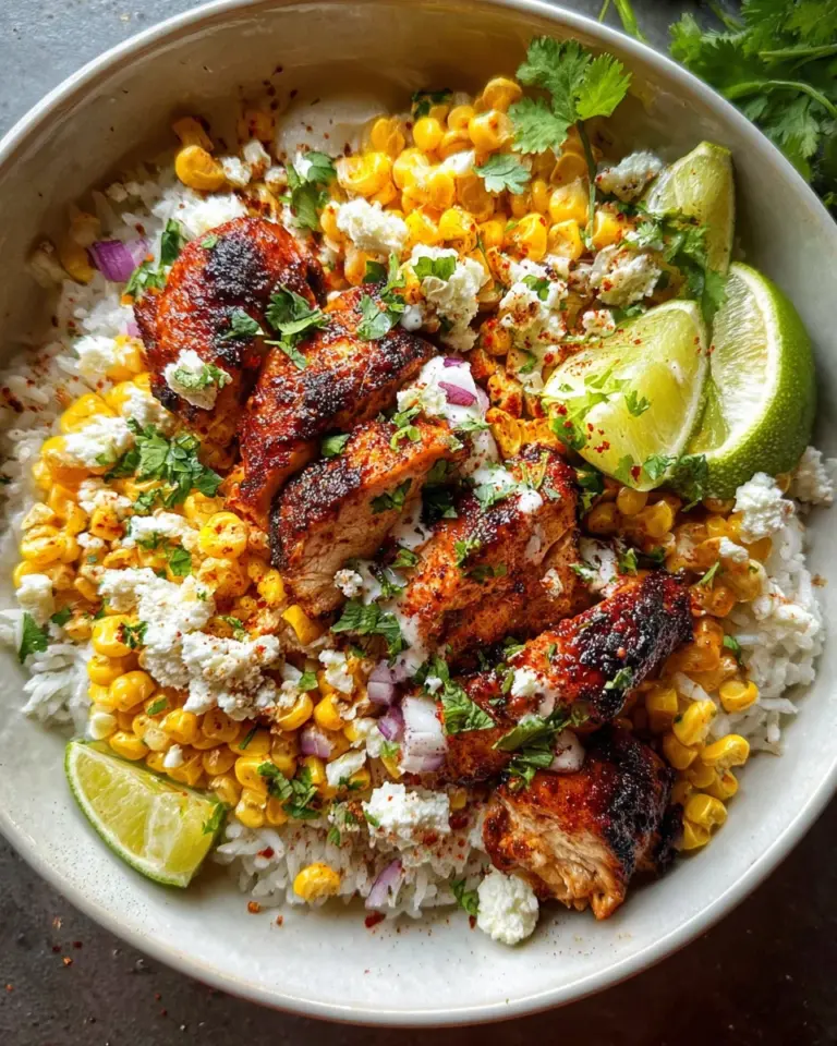 Easy Street Corn Chicken Rice Bowl