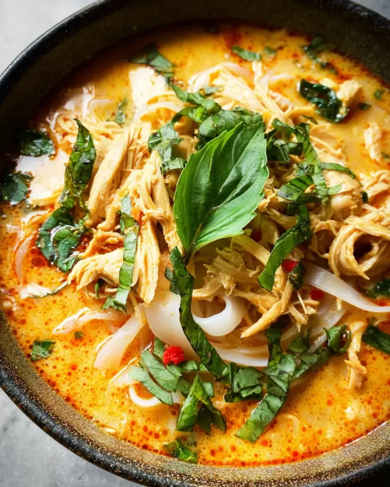 Easy Thai Chicken Curry Soup