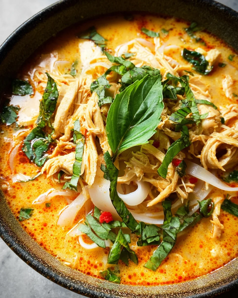 Easy Thai Chicken Curry Soup Easy Thai Chicken Curry Soup
