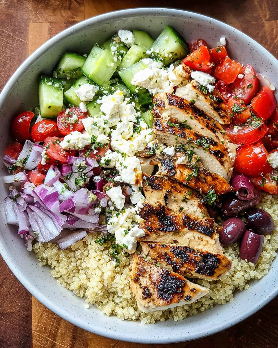 Greek Chicken Bowl Greek