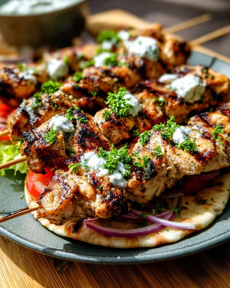 Greek Chicken Souvlaki