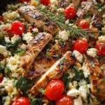 Greek Chicken and Lemon Rice Greek Chicken and Lemon Rice
