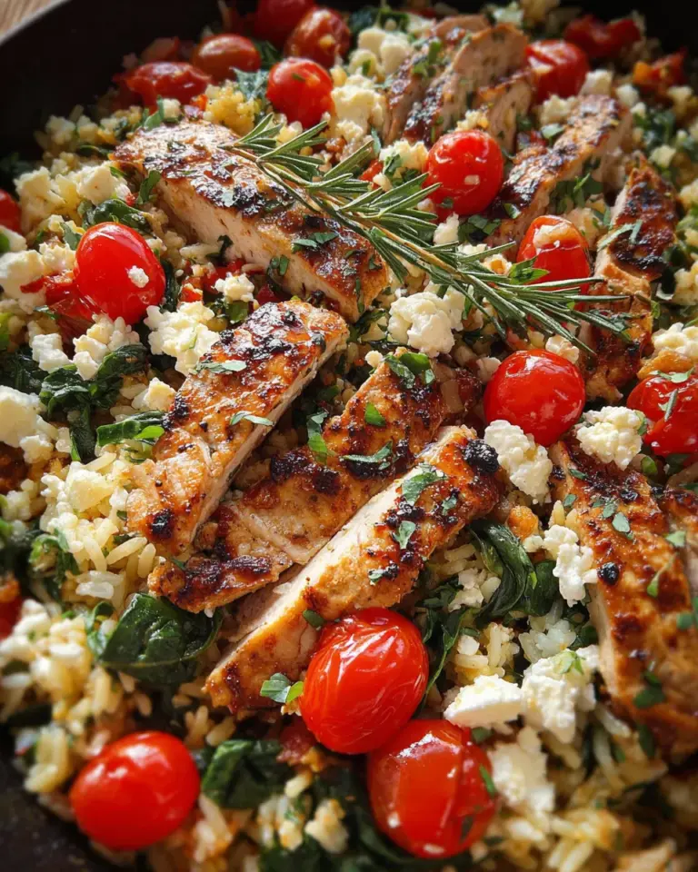 Greek Chicken and Lemon Rice