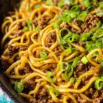 Ground Beef Mongolian Noodles Ground Beef Mongolian Noodles