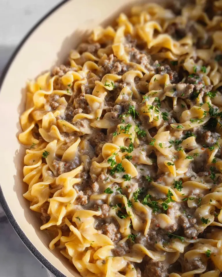 Ground Beef Stroganoff