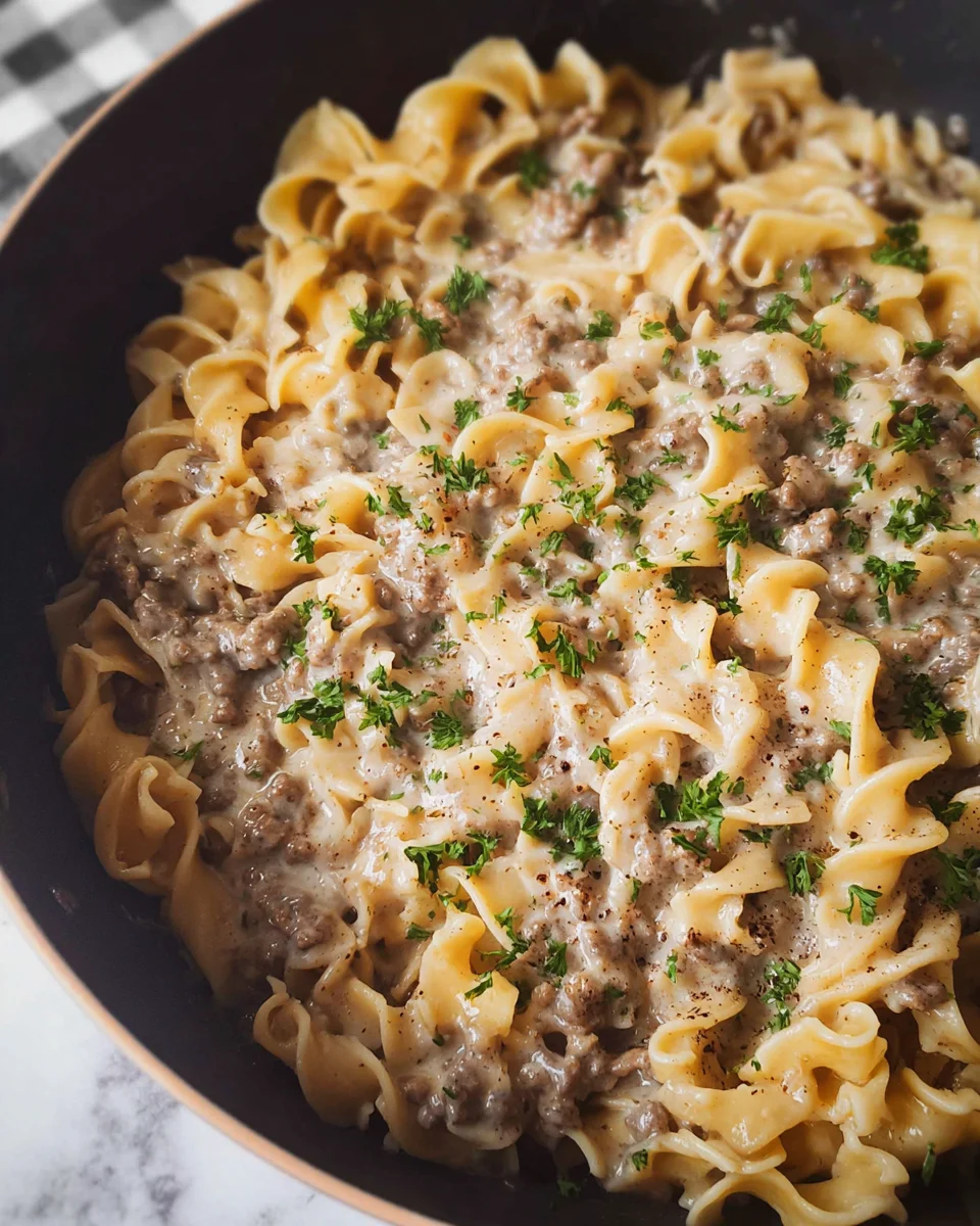 Ground Beef Stroganoff Ground