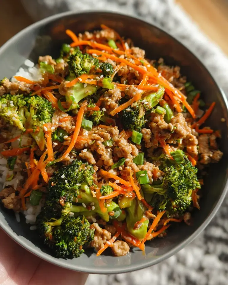 Ground Turkey Teriyaki Stir Fry