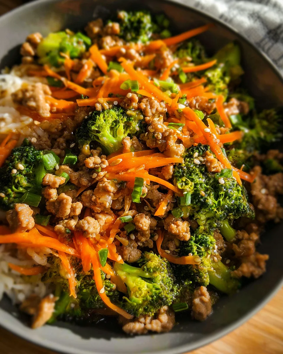 Ground Turkey Teriyaki Stir Fry Ground