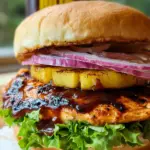 Hawaiian BBQ Chicken Sandwiches Hawaiian BBQ Chicken Sandwiches