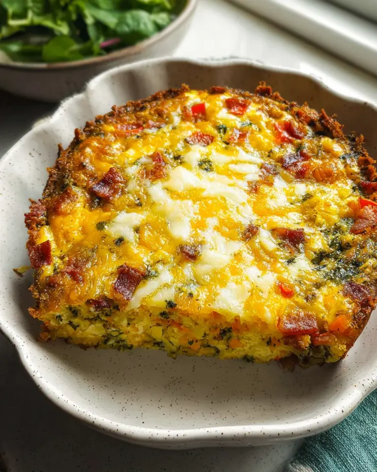 Healthy Cottage Cheese Egg Bake