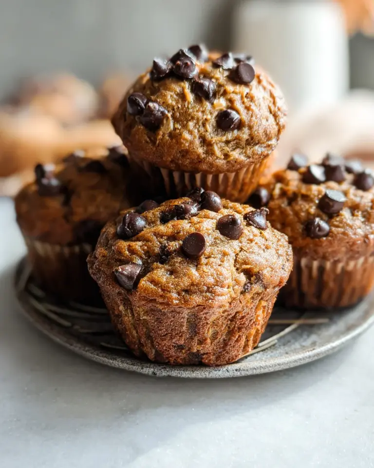 Healthy Peanut Butter Banana Muffins