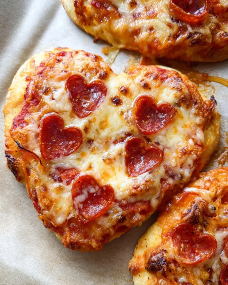 Heart-Shaped Pizza