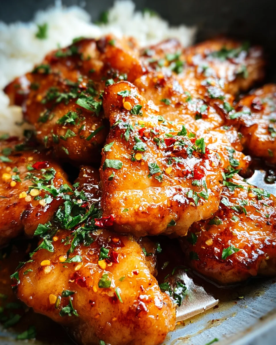 Honey Butter Garlic Chicken Honey