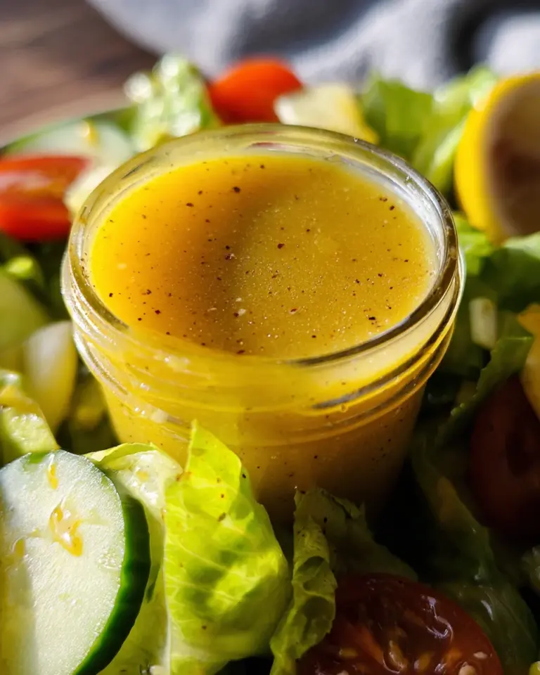 Honey Lemon Vinaigrette Salad Dressing Recipe