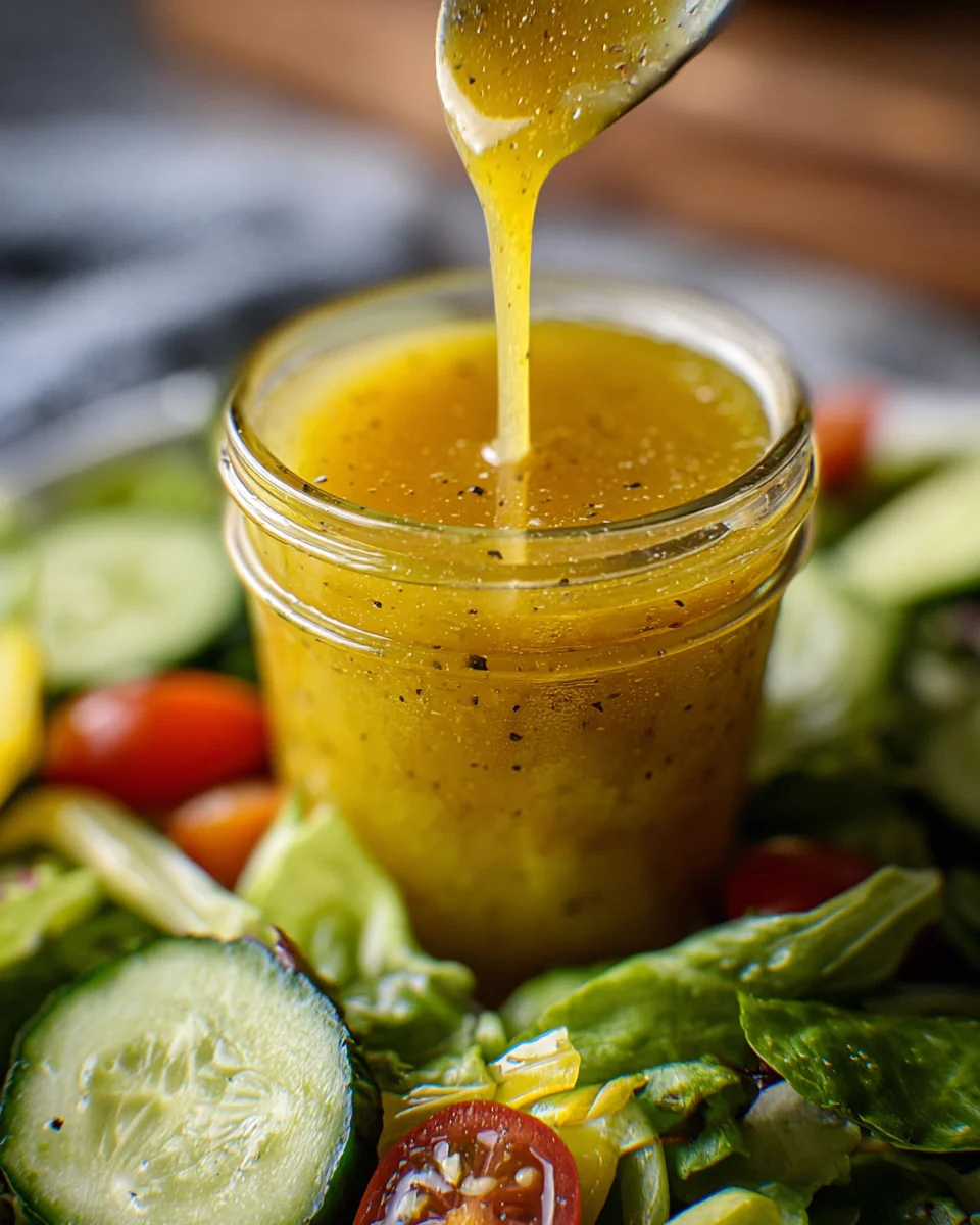 Honey Lemon Vinaigrette Salad Dressing Recipe Honey