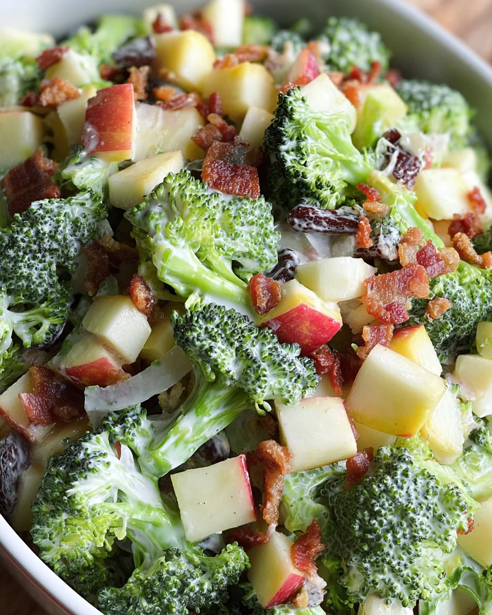 Honeycrisp Apple and Broccoli Salad Honeycrisp Apple and Broccoli Salad