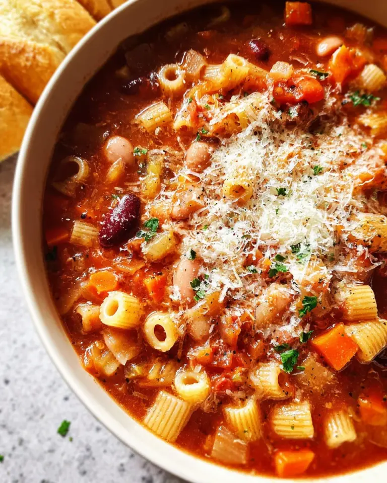 Italian Pasta Fagioli Soup