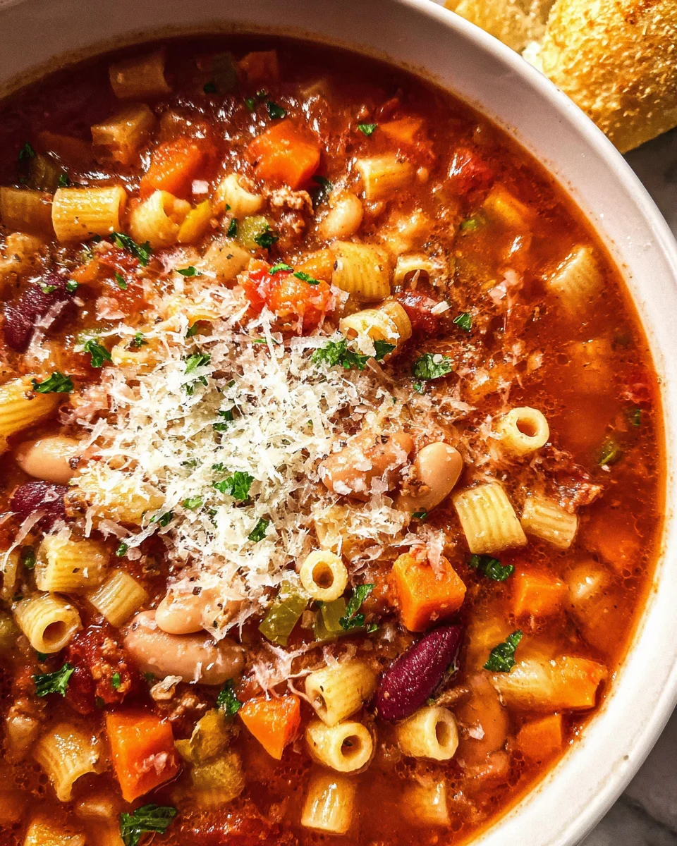 Italian Pasta Fagioli Soup Italian