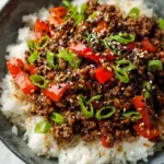Korean Ground Beef Bowl Korean Ground Beef Bowl