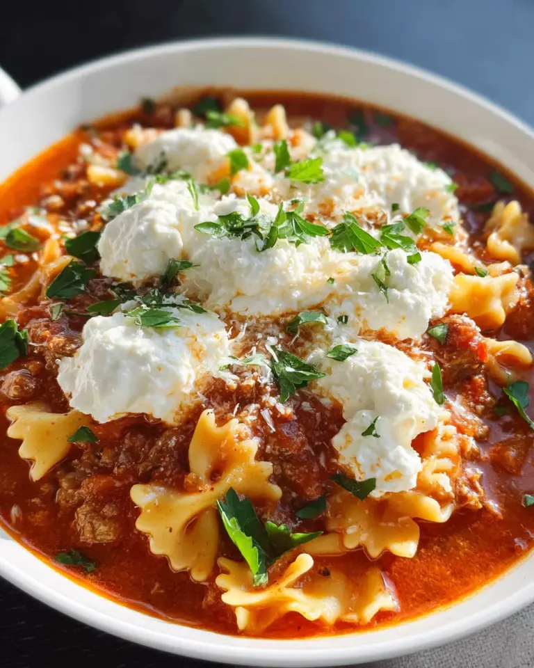 Lasagna Soup