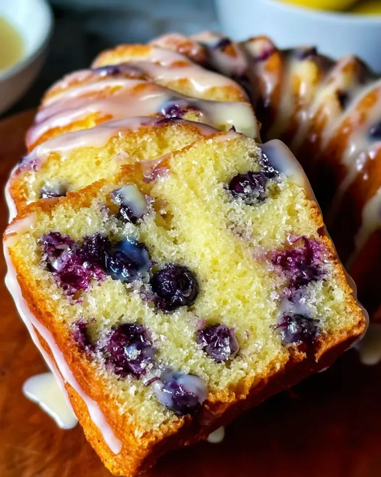 Lemon Blueberry Pound Cake