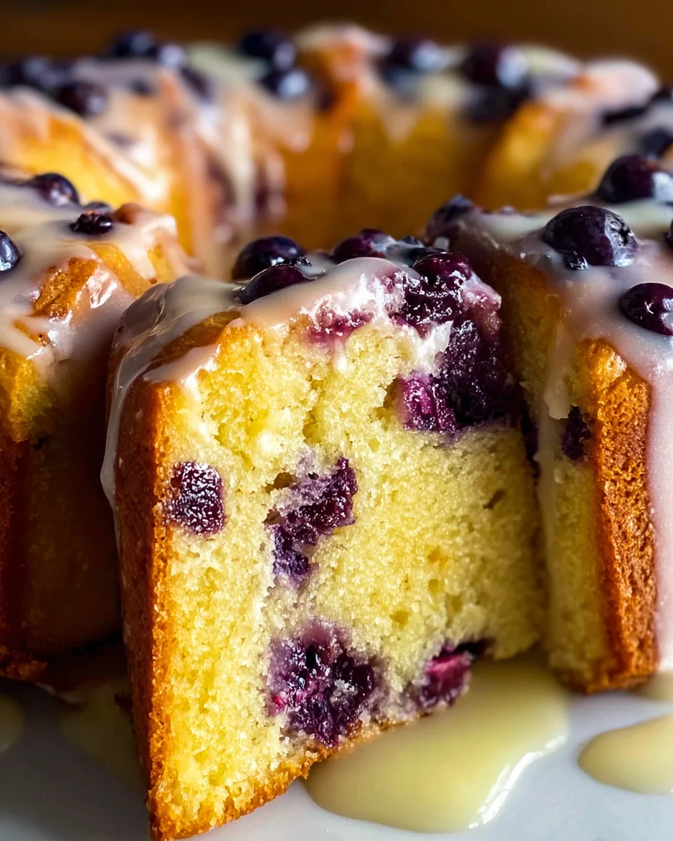Lemon Blueberry Pound Cake Lemon