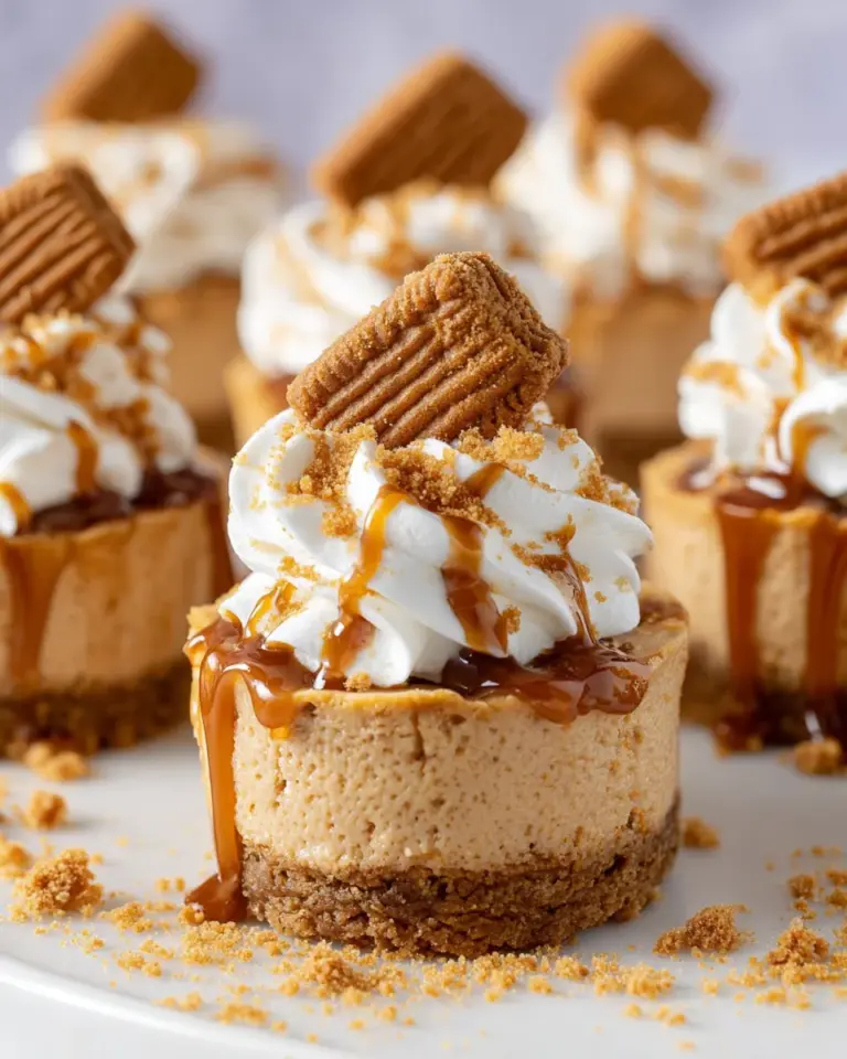 Mini Biscoff Cheesecakes