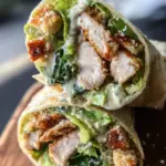Miso Chicken Caesar Wraps Miso Chicken Caesar Wraps