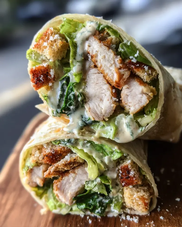 Miso Chicken Caesar Wraps