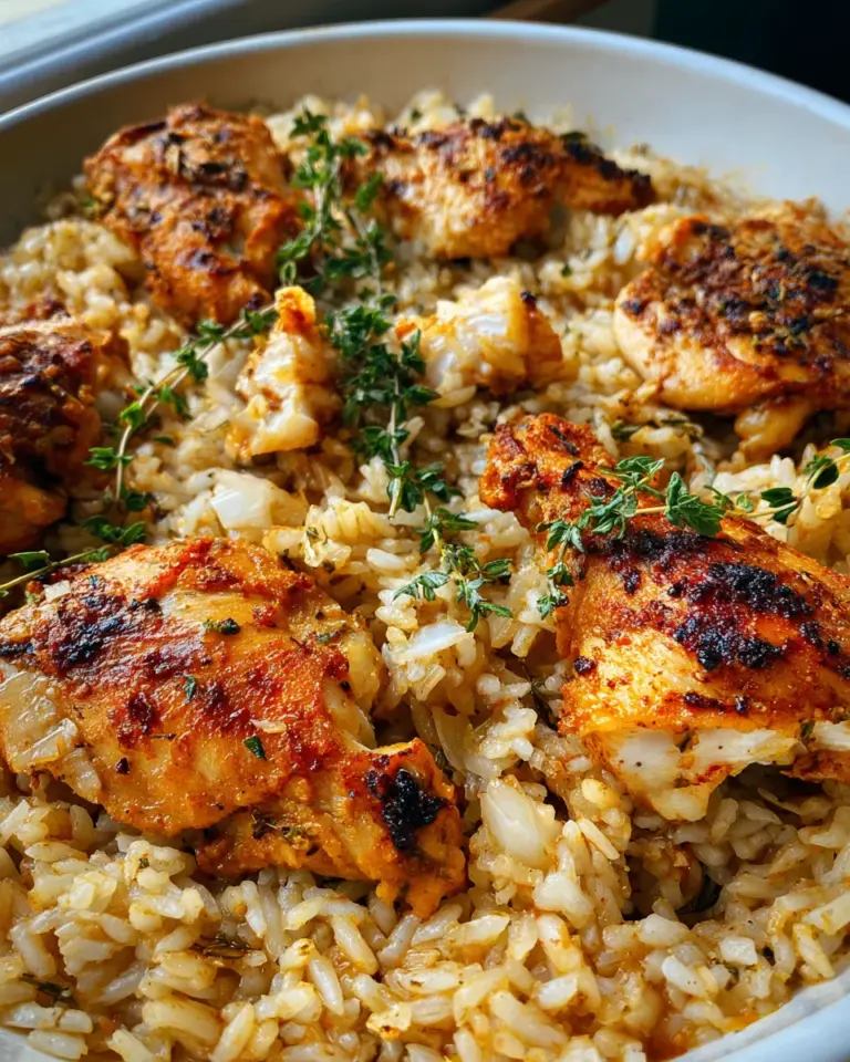 Oven Baked Chicken and Rice