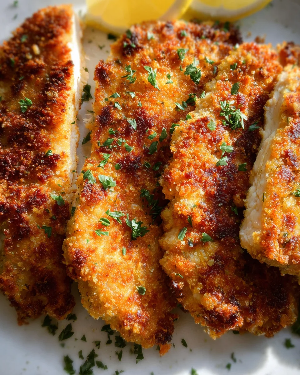 Parmesan Crusted Chicken Parmesan