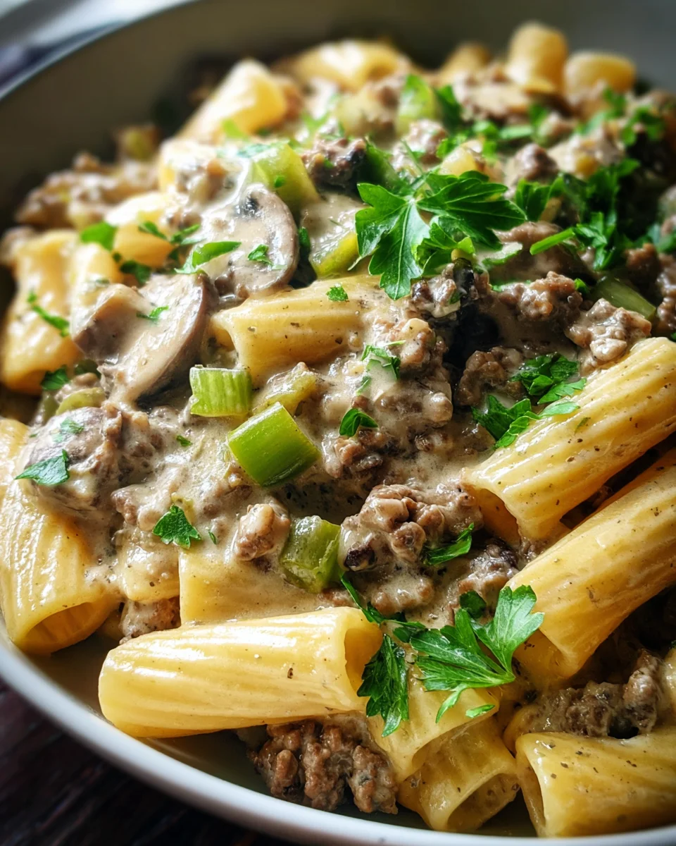 Philly Cheesesteak Pasta Philly