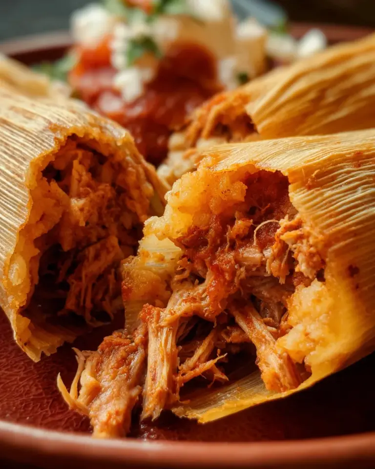 Pork Tamales Rojos
