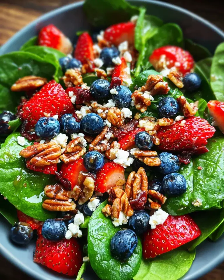 15-Minute Strawberry Spinach Salad