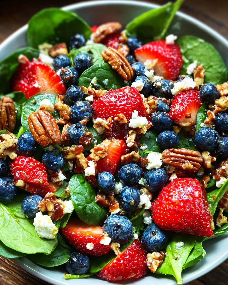 15-Minute Strawberry Spinach Salad 15-Minute