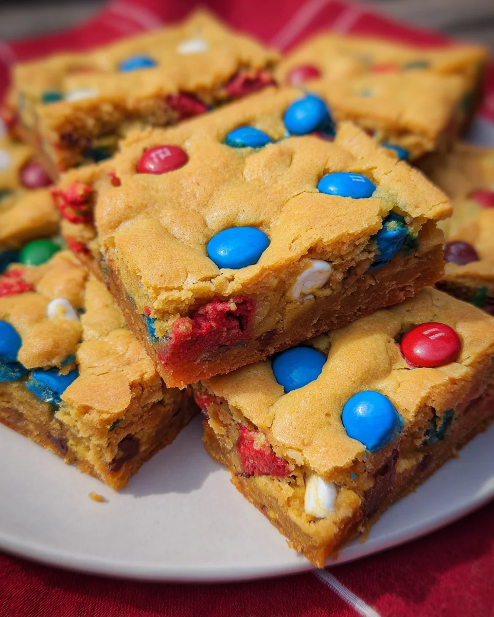 4th of July Cake-Mix Cookie Bars 4th of July Cake-Mix Cookie Bars