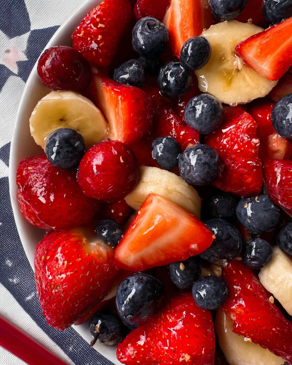 4th of July Fruit Salad 4th