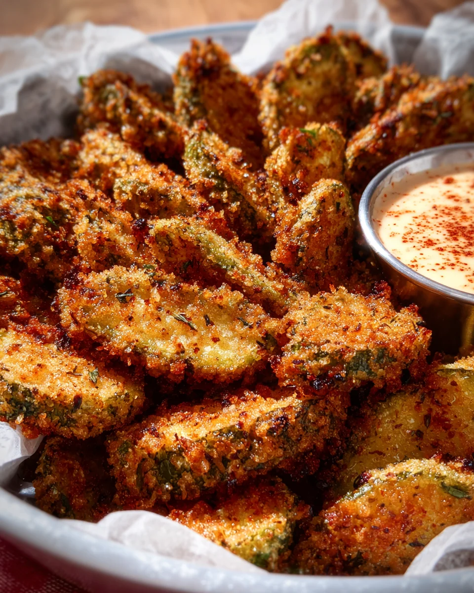 Air Fried Pickles Air