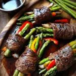Air Fried Steak and Asparagus Bundles Air Fried Steak and Asparagus Bundles