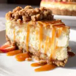 Apple Crisp Cheesecake Apple Crisp Cheesecake