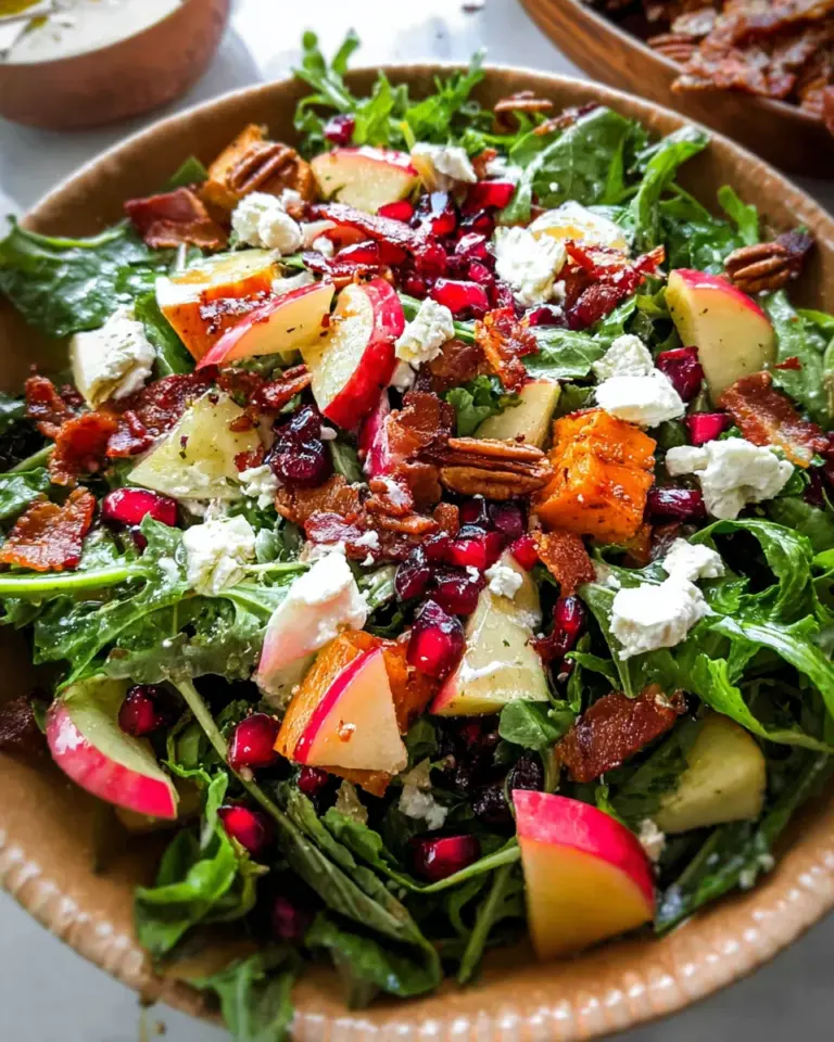 Autumn Salad with Apple Cider Vinaigrette