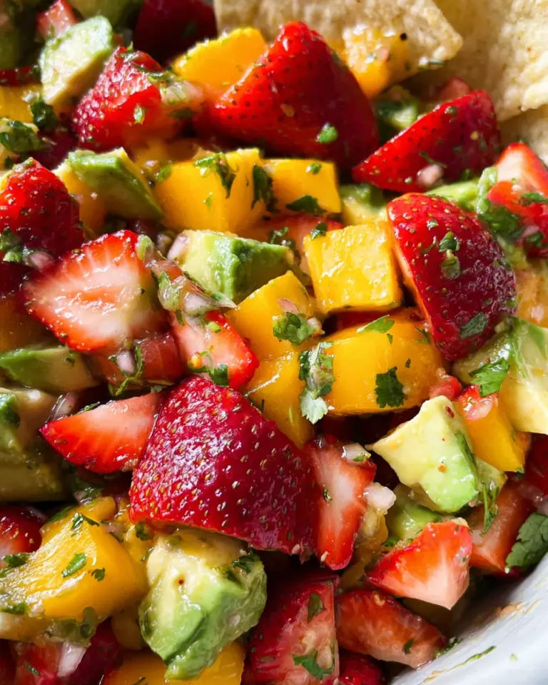 Avocado Strawberry Mango Salsa
