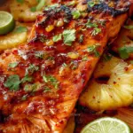 Baked Pineapple Salmon Baked Pineapple Salmon
