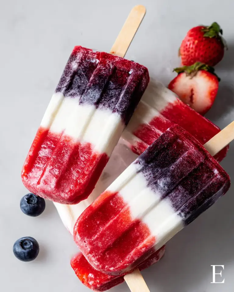 Berry-Coconut Rocket Pops